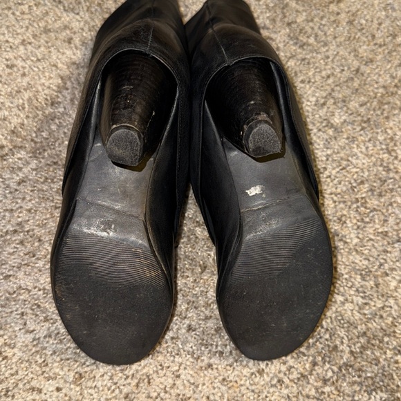 Trouve heeled boots. Size 6 1/2 Leather-upper used condition see photos - Picture 4 of 17